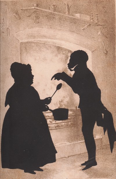 Abhandlung über Silhouettenähnlichkeiten, 1835 von Auguste Amant Constant Fidele Edouart