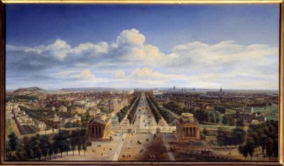 Ansicht von Paris vom Arc de Triomphe de l