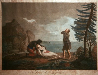 Der Tod der Virginie-Augustin Legrand von Auguste Claude Simon Legrand