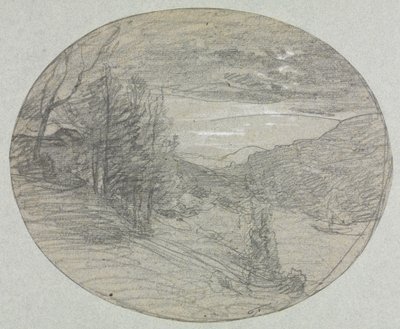 Landschaft von Auguste Francois Ravier