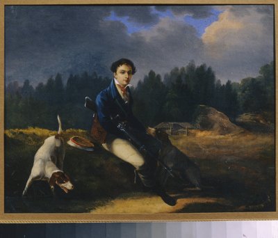 Porträt von Nikita Vsevolzhsky, Gründer der Gesellschaft der Grünen Lampe von Auguste Joseph Desarnod