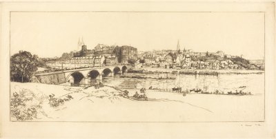 Angers - Panoramablick von Auguste Lepere