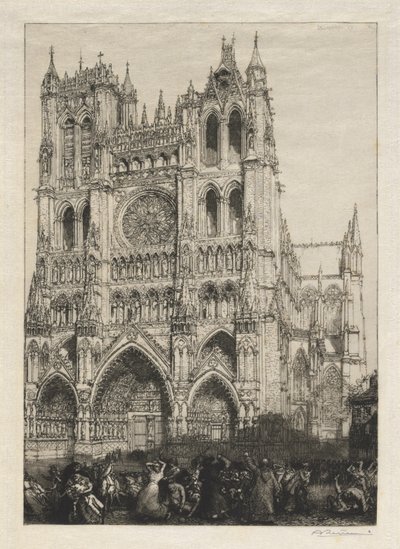 Kathedrale von Amiens, Inventartag von Auguste Louis Lepère