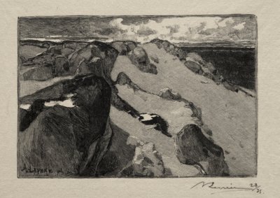 Arbonne, der Gros-Sablon von Auguste Louis Lepère