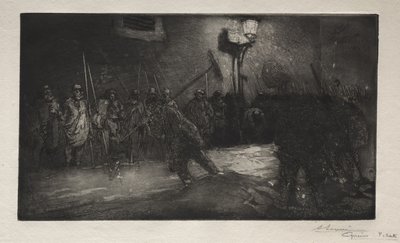 Der Ruf der Nachtkehrer von Auguste Louis Lepère