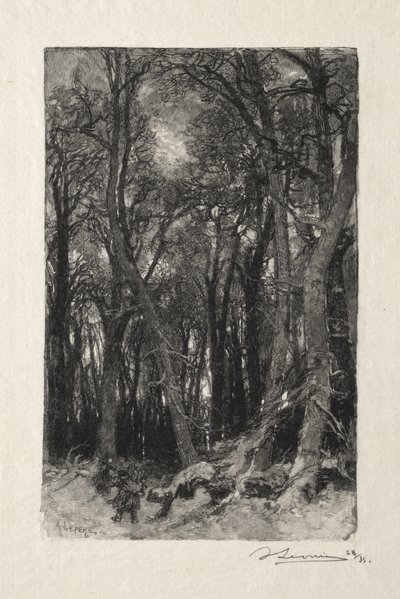 Der Bas Breau von Auguste Louis Lepère