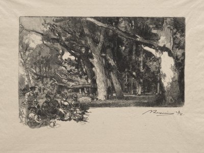 Mittag im Wald von Auguste Louis Lepère