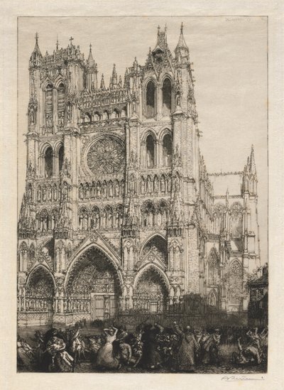 Kathedrale von Amiens, Inventartag, 1887 von Auguste Louis Lepère