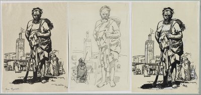 In Marokko, 1914 von Auguste Louis Lepère
