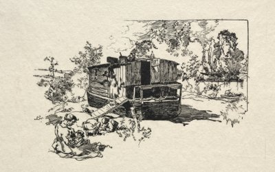 Bateau logement von Auguste Louis Lepère