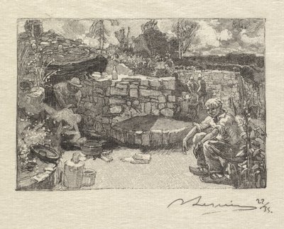 Wald von Fontainebleau: Steinbruchhütte von Auguste Louis Lepère