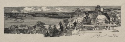 Das Tal der Solle von Auguste Louis Lepère