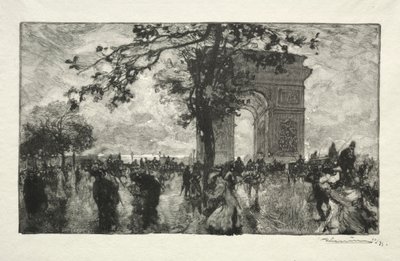 Rückkehr aus dem Wald von Auguste Louis Lepère