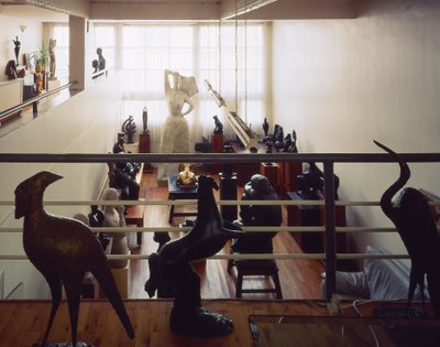 Villa Chana Orloff, Werkstatthaus der russischen Bildhauerin, 7 bis Villa Seurat in Paris 75014. 1926, Architekt Auguste Perret (1874-1954) von Auguste Perret