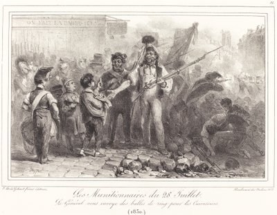 Die Munitionäre vom 28. Juli von Auguste Raffet