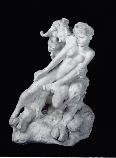 Faun und Nymphe, ca. 1886 von Auguste Rodin