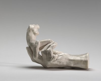 Hand von Rodin mit einer weiblichen Figur, 1917 von Auguste Rodin