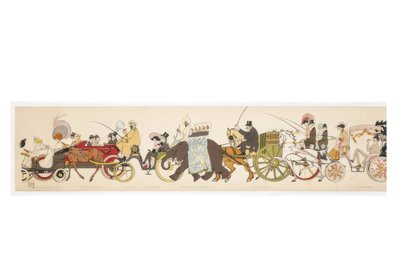 Die Rückkehr der Rennen oder Sem im Wald von Auguste Roubille