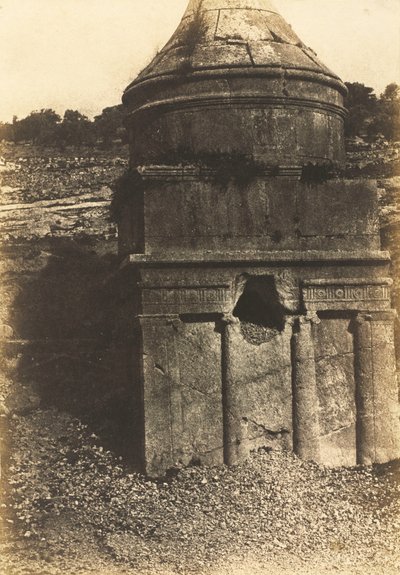 Absaloms Grab, Kidrontal, Jerusalem von Auguste Salzmann