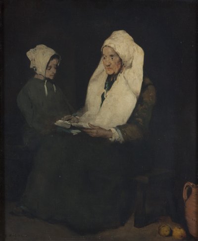 Die Ermahnung von Auguste Theodule Ribot