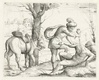 Barmherziger Samariter von Augustin Hirschvogel