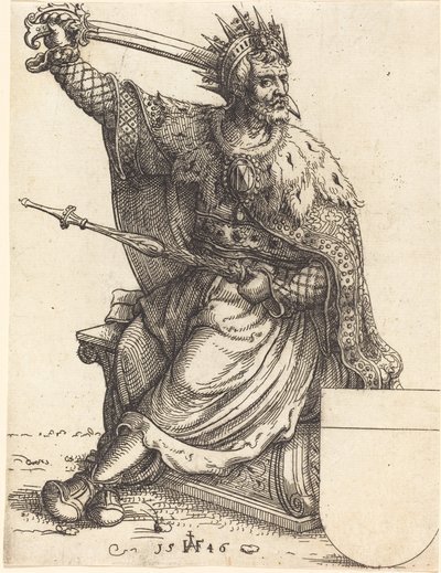 Ferdinand I, 1546 von Augustin Hirschvogel