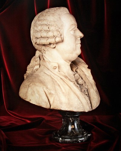Porträt, das Louis-Pierre-Sebastien, Marschall de Sainscy, zugeschrieben wird von Augustin Pajou