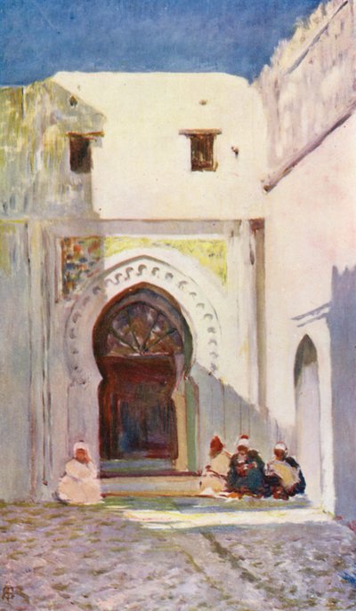 Eingang zum Sultanspalast, Tanger von Augustine Fitzgerald