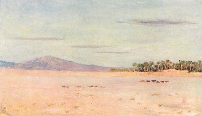 Die Wüste bei Biskra von Augustine Fitzgerald