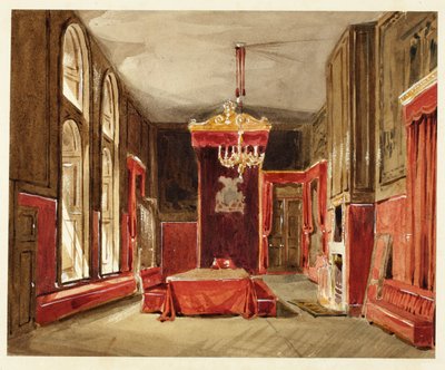 Studie für das Wohnzimmer, St. James, aus Microcosm of London von Augustus Charles Pugin