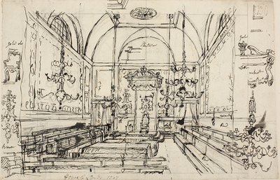 Studie für das House of Lords von Augustus Charles Pugin