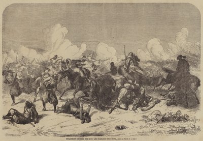Gefechte zwischen Mauren und Spaniern in der Nähe von Ceuta von Augustus J. Beck