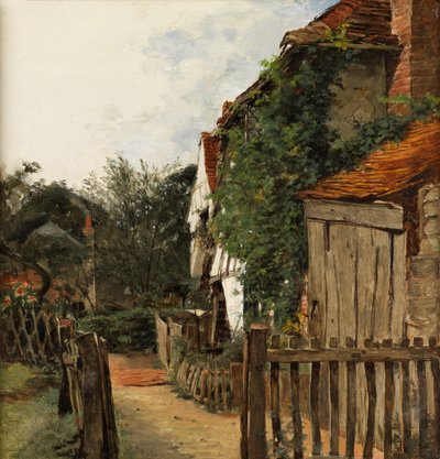 Ein Cottage-Garten von Augustus Leopold Egg