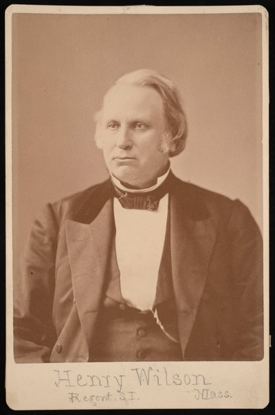 Porträt von Henry Wilson 1812-1875, vor 1876 von Augustus Marshall