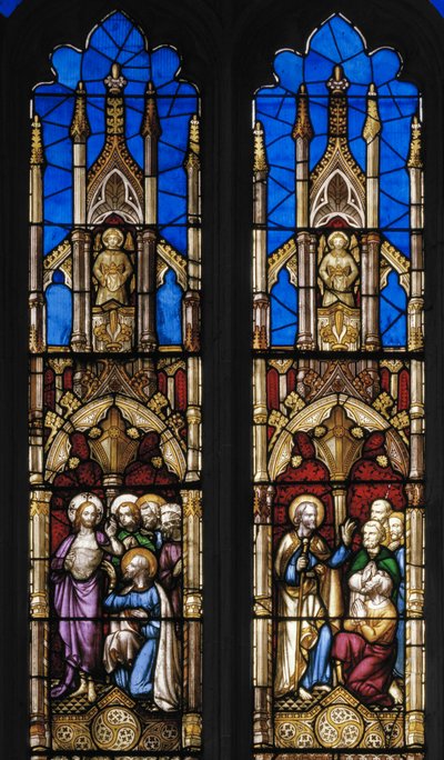 Ereignisse im Leben des St. Thomas der Apostel (Detail) von Augustus Welby Northmore Pugin