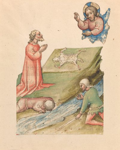 Gideon und das Vlies, mit der Auswahl von Gideons Armee von Austrian 15th Century