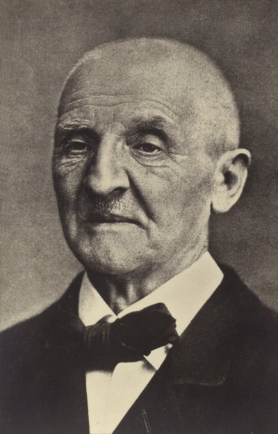 Anton Bruckner, österreichischer Komponist (1824-1896) von Austrian Photographer