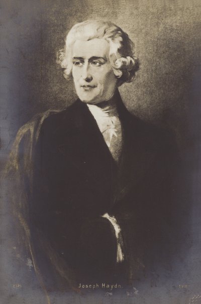 Porträt von Joseph Haydn von Austrian School