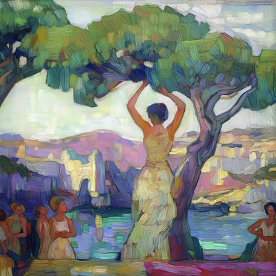 Idyllischer Sommertanz von Avanesova Elena