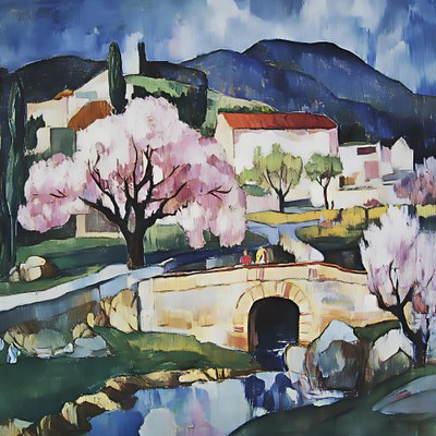 Frühlingsdorfblüte von Avanesova Elena