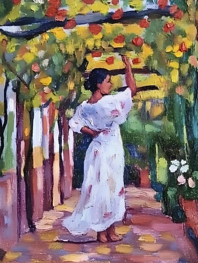 Sommergarten-Dame von Avanesova Elena