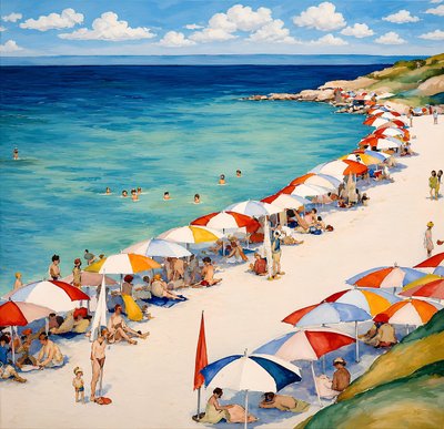 Sonniger Strandtag von Avanesova Elena