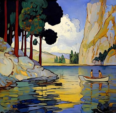 Ruhiger Bergsee von Avanesova Elena