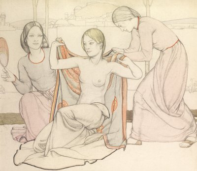 Die Badenden von Averil Mary Burleigh
