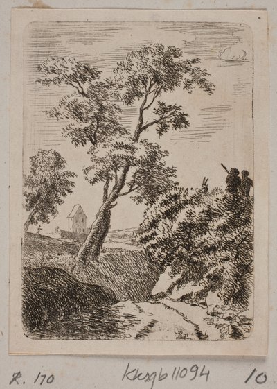 Eine Landschaft von B. Flügge