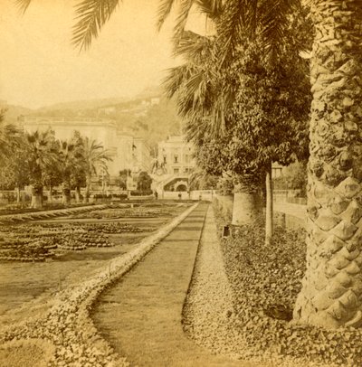 Monte Carlo, Blick vom Casino, 1897 von B. W. Kilburn