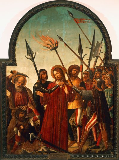 Gefangennahme Christi, von Baldassare di Matteo Carrari (ca. 1460-1520) von Baldassare di Matteo Carrari