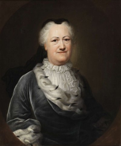 Porträt von Elisabeth Sophie Marie, Prinzessin von Braunschweig-Wolfenbüttel, 1683-1767, 1747 von Balthasar Denner