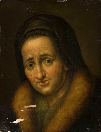 Porträt einer älteren Frau von Balthasar Denner