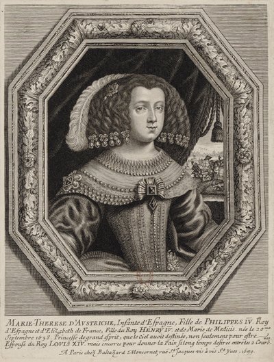 Moncornet, ed - Marie Thérèse von Österreich von Balthasar Moncornet
